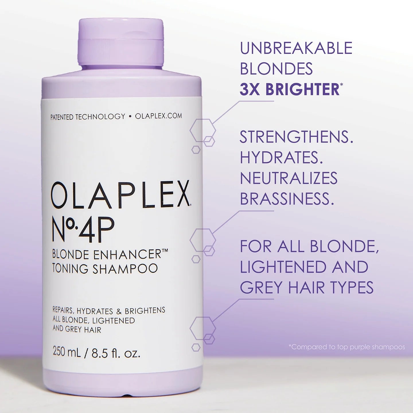 OLAPLEX Nº.4P - Blonde Enhancer Toning Shampoo